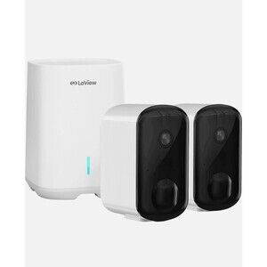 LaView N20 Wire-Free Security Camera System (2-Camera Bundle) w HomeBase